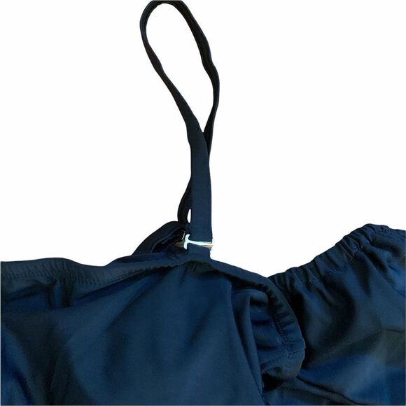 𝅺nwot Eloquii Puff Sleeve Off Shoulder Swimsuit - Picture 7 of 9